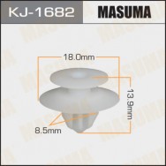Клипса MASUMA KJ-1682 (MR435918)