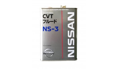 Масло трансмиссионное NISSAN CVT FLUID NS-3 4л (жест. канистра)