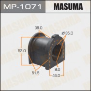 Втулка стабилизатора переднего MASUMA на LC Prado 200 [1GRFE]